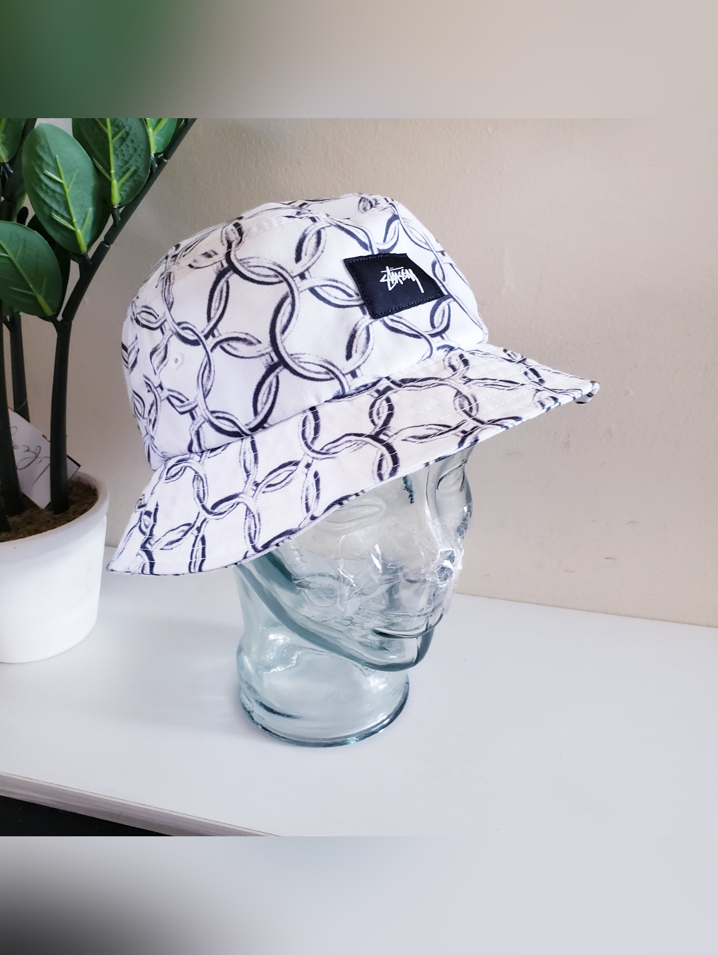 Stussy Chain Link Unisex Bucket Hat - L /Xl